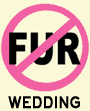 This is a No-Fur Wedding